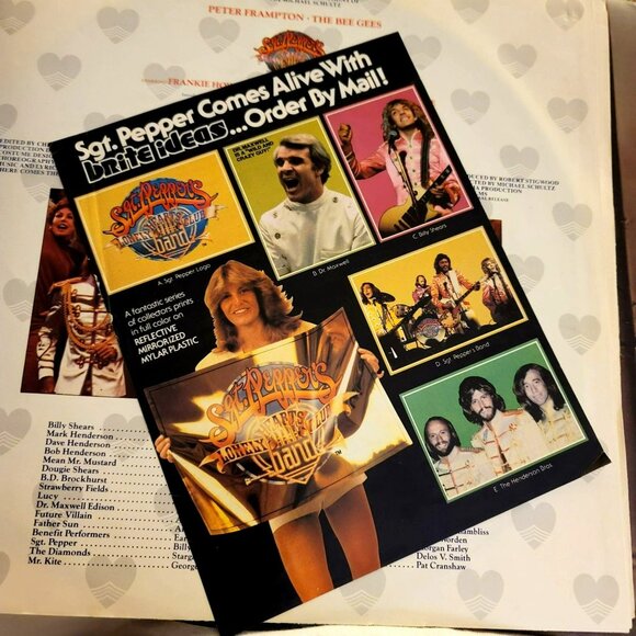 The Bee Gees Vinyl Sgt. Peppers Lonely Hearts Club Band Record PR16542 - Picture 4 of 10